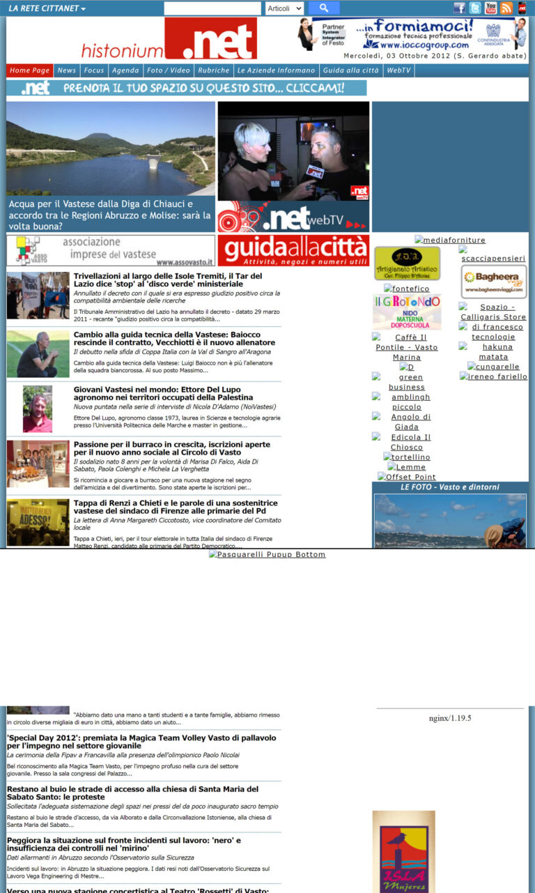 Anno 2012 mese di giugno